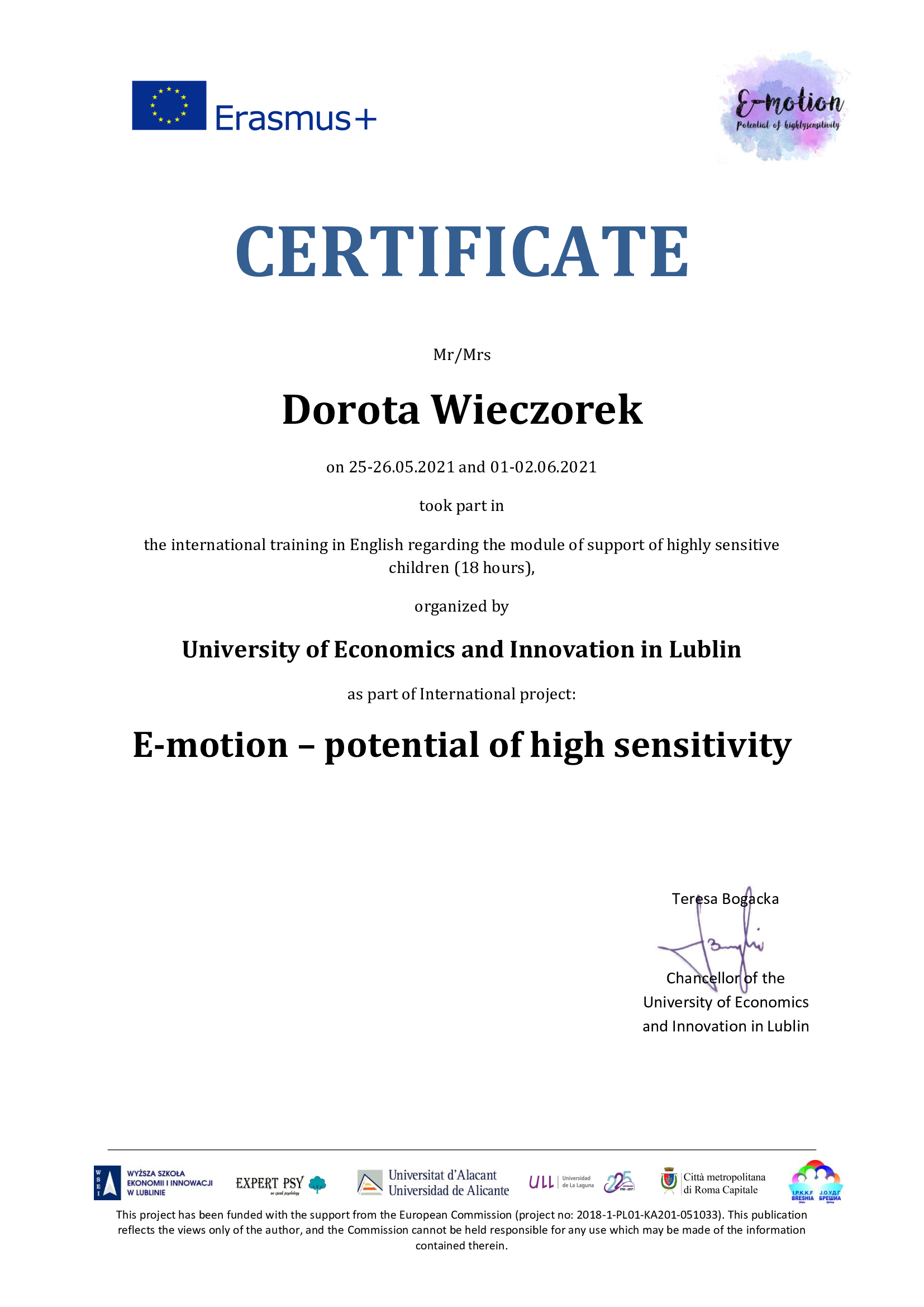 Certyfikat-E-MOTION_certificate_international_training-pierwsza-strona