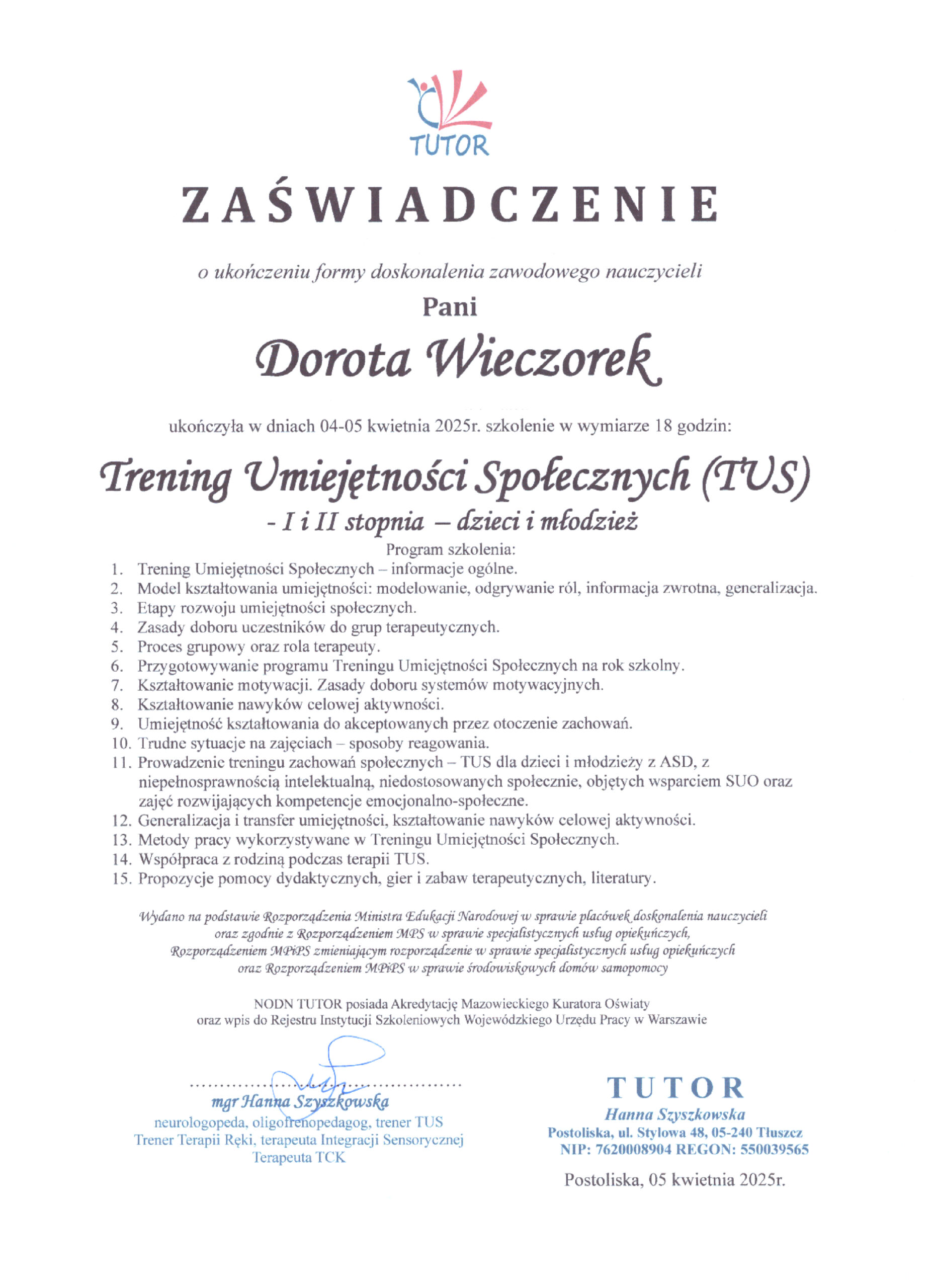 Zaświadczenie-o-ukończeniu-kursu-Terapeuty-TUS
